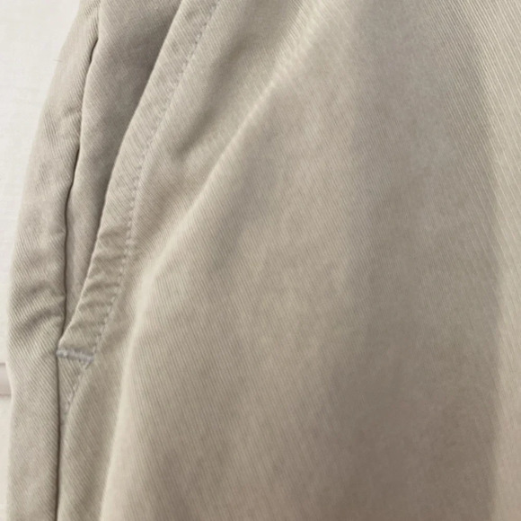 Tommy Bahama Men's St. Thomas Relaxed Pants 100% Silk Khakis 38‎ x 30 Cream - Picture 2 of 7